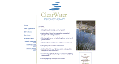 Desktop Screenshot of clearwaterpsychotherapy.com