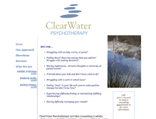 Tablet Screenshot of clearwaterpsychotherapy.com